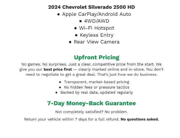 2024 Chevrolet Silverado 2500 HD 4WD Crew Cab 159 LT