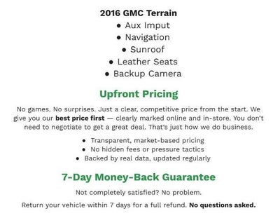 2016 GMC Terrain FWD 4dr Denali