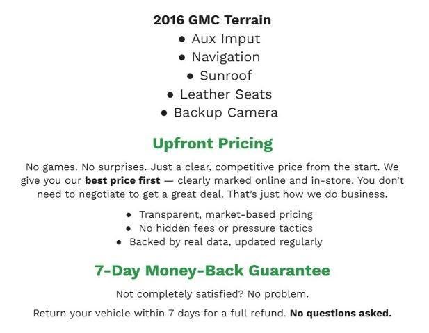 2016 GMC Terrain FWD 4dr Denali