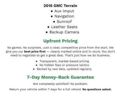 2016 GMC Terrain FWD 4dr Denali