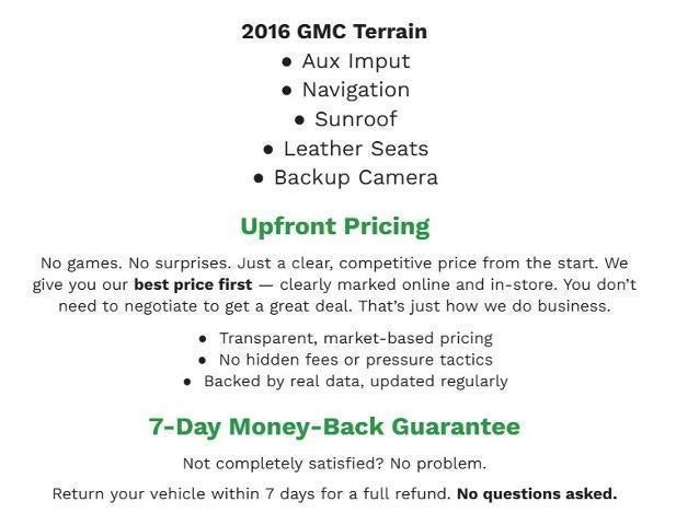 2016 GMC Terrain FWD 4dr Denali