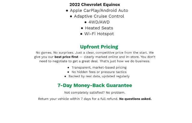 2022 Chevrolet Equinox AWD 4dr Premier