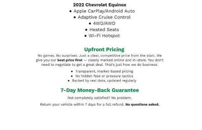 2022 Chevrolet Equinox AWD 4dr Premier