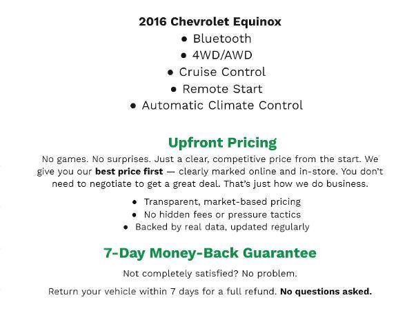 2016 Chevrolet Equinox AWD 4dr LT