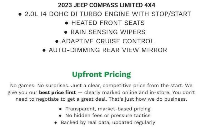 2023 Jeep Compass Limited 4x4
