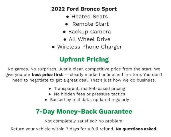 2022 Ford Bronco Sport Big Bend 4x4