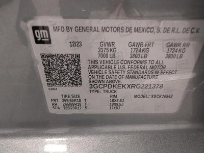 2024 Chevrolet Silverado 1500 LT