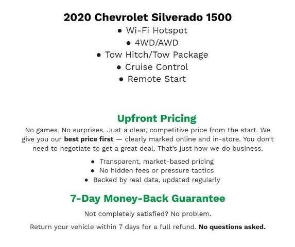 2020 Chevrolet Silverado 1500 4WD Crew Cab 147 RST