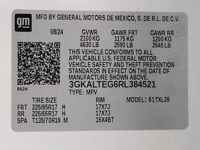 2024 GMC Terrain AWD 4dr SLE