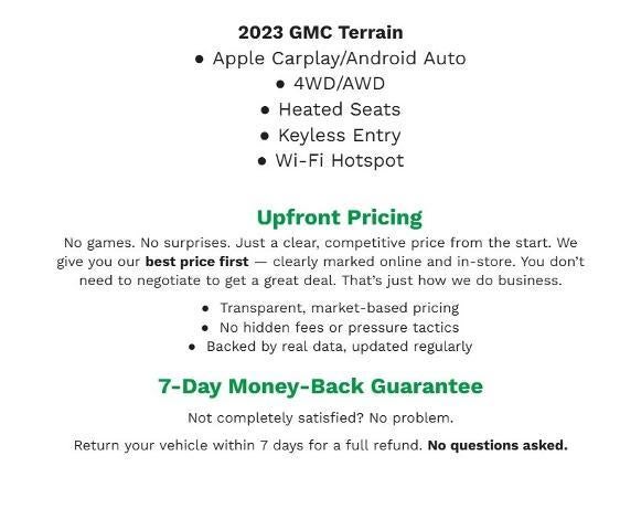 2023 GMC Terrain AWD 4dr SLE