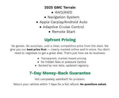 2025 GMC Terrain AWD 4dr Elevation