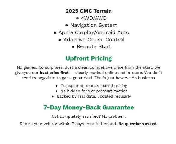 2025 GMC Terrain AWD 4dr Elevation