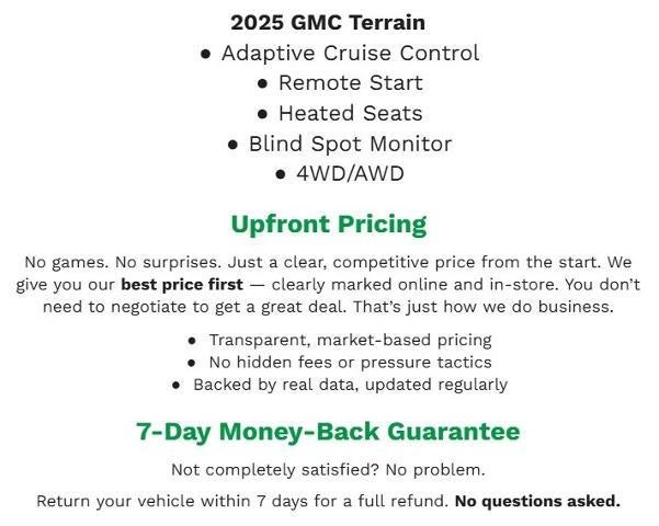 2025 GMC Terrain AWD 4dr Elevation