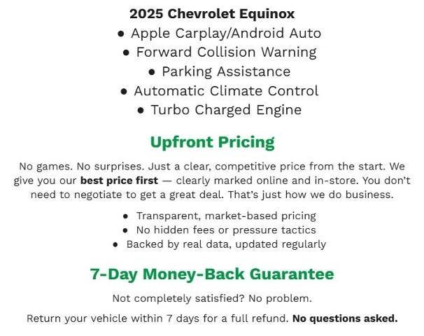 2025 Chevrolet Equinox AWD 4dr LT w/2LT