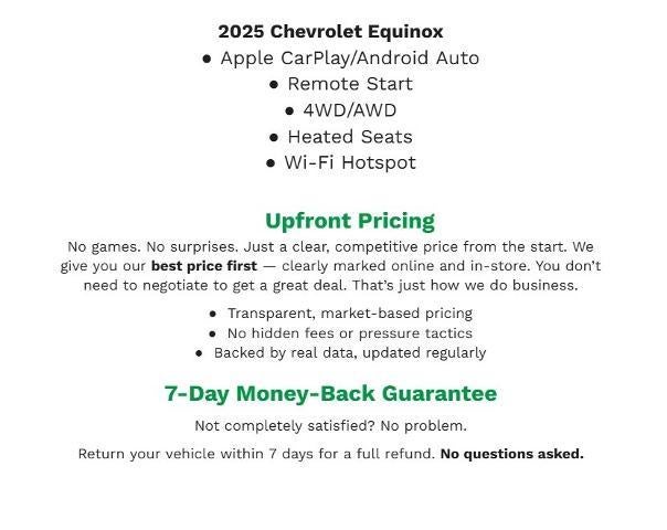 2025 Chevrolet Equinox AWD 4dr LT w/2LT