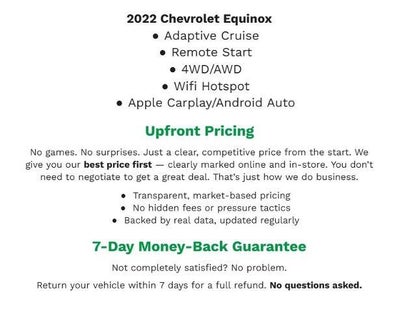 2022 Chevrolet Equinox AWD 4dr Premier