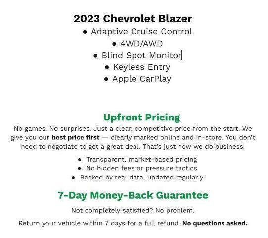 2023 Chevrolet Blazer AWD 4dr LT w/2LT