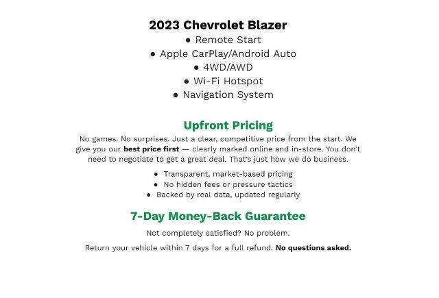 2023 Chevrolet Blazer AWD 4dr LT w/2LT