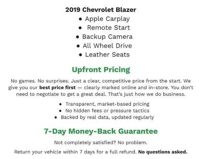 2019 Chevrolet Blazer AWD 4dr RS