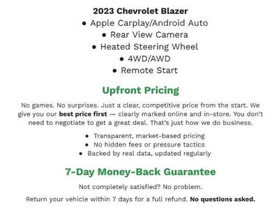 2023 Chevrolet Blazer AWD 4dr RS