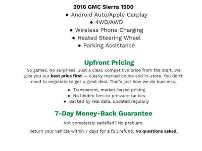 2016 GMC Sierra 1500 4WD Crew Cab 143.5 SLT