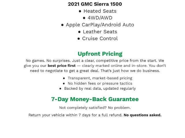 2021 GMC Sierra 1500 4WD Crew Cab 147 SLT