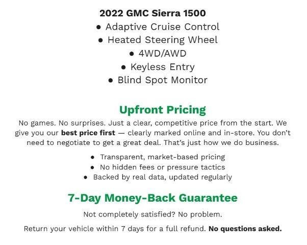 2022 GMC Sierra 1500 Limited 4WD Crew Cab 147 SLT