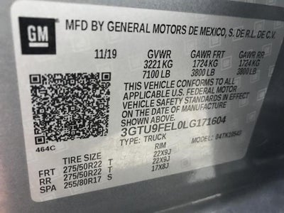 2020 GMC Sierra 1500 4WD Crew Cab 147 Denali