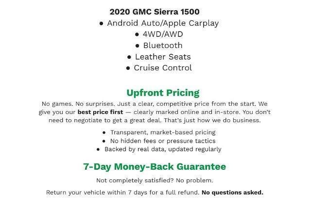 2020 GMC Sierra 1500 4WD Crew Cab 147 Denali