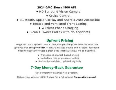 2024 GMC Sierra 1500 4WD Crew Cab 147 AT4