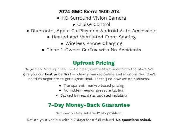 2024 GMC Sierra 1500 4WD Crew Cab 147 AT4
