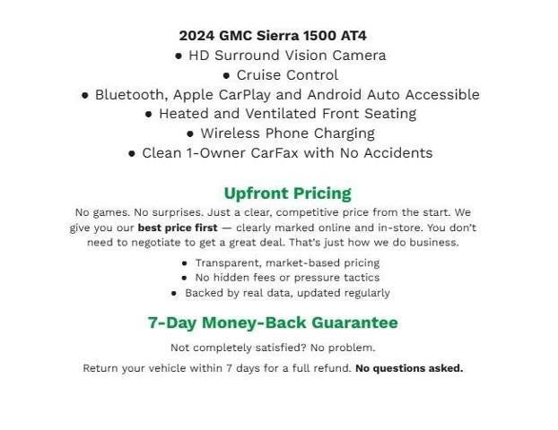2024 GMC Sierra 1500 4WD Crew Cab 147 AT4