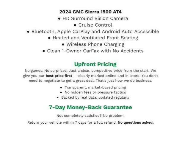 2024 GMC Sierra 1500 4WD Crew Cab 147 AT4
