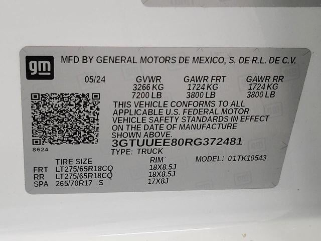 2024 GMC Sierra 1500 4WD Crew Cab 147 AT4