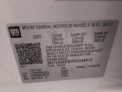 2024 GMC Sierra 1500 4WD Crew Cab 147 AT4
