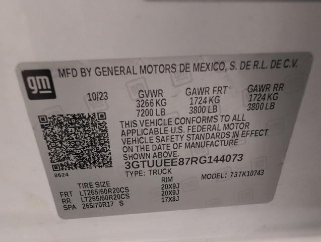 2024 GMC Sierra 1500 4WD Crew Cab 147 AT4