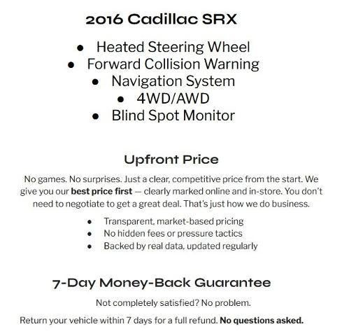2016 Cadillac SRX AWD 4dr Luxury Collection