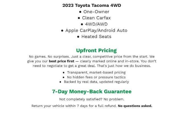 2023 Toyota Tacoma 4WD TRD Off Road Double Cab 5' Bed V6 AT