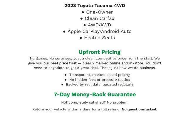 2023 Toyota Tacoma 4WD TRD Off Road Double Cab 5' Bed V6 AT