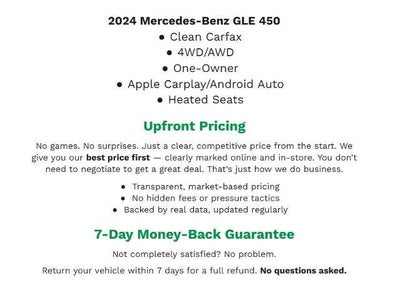 2024 Mercedes-Benz GLE GLE 450 4MATIC® SUV