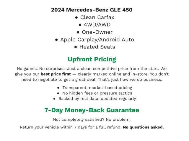 2024 Mercedes-Benz GLE GLE 450 4MATIC® SUV