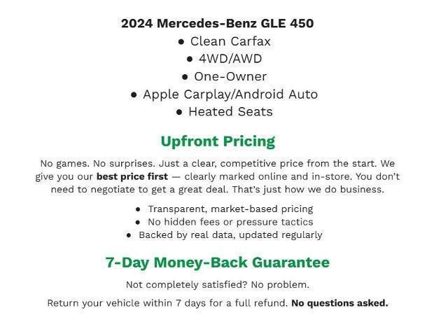 2024 Mercedes-Benz GLE GLE 450 4MATIC® SUV