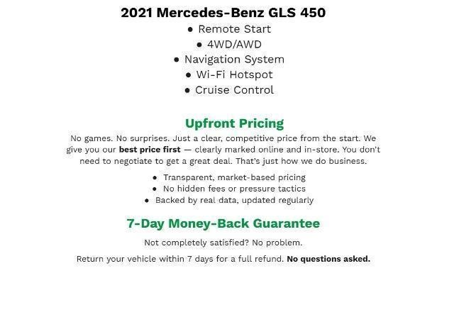 2021 Mercedes-Benz GLS 450 GLS 450 4MATIC® SUV