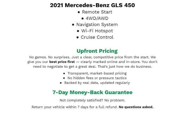 2021 Mercedes-Benz GLS 450 GLS 450 4MATIC® SUV