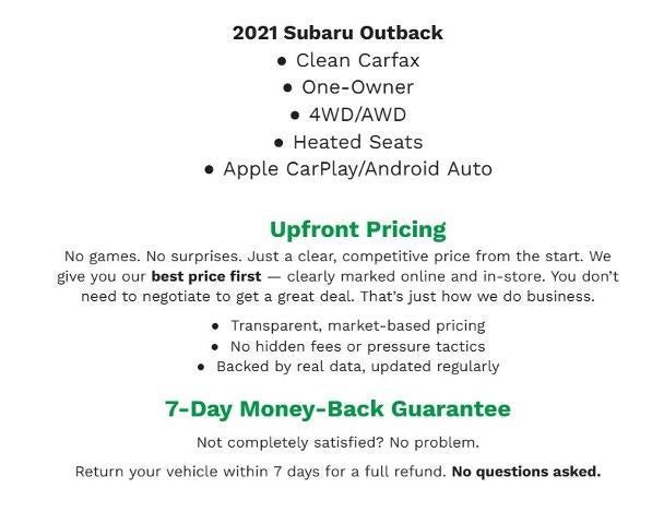 2021 Subaru Outback Limited CVT