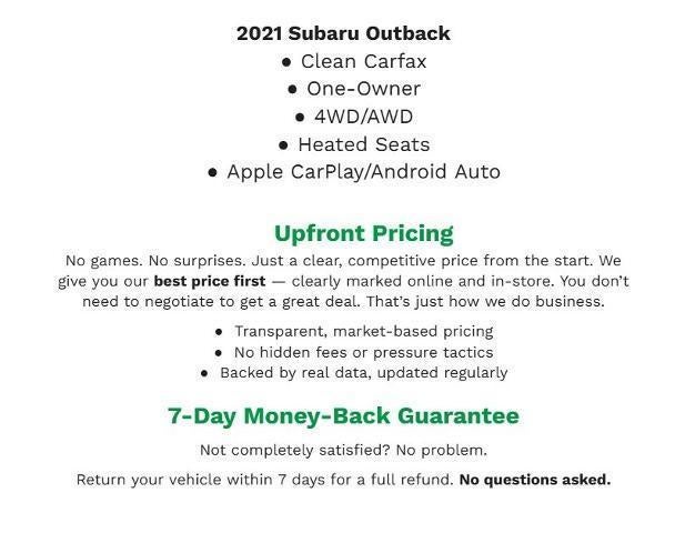 2021 Subaru Outback Limited CVT