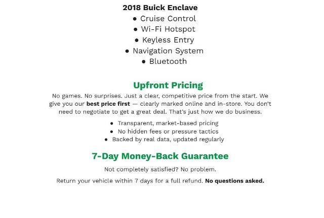 2018 Buick Enclave FWD 4dr Essence