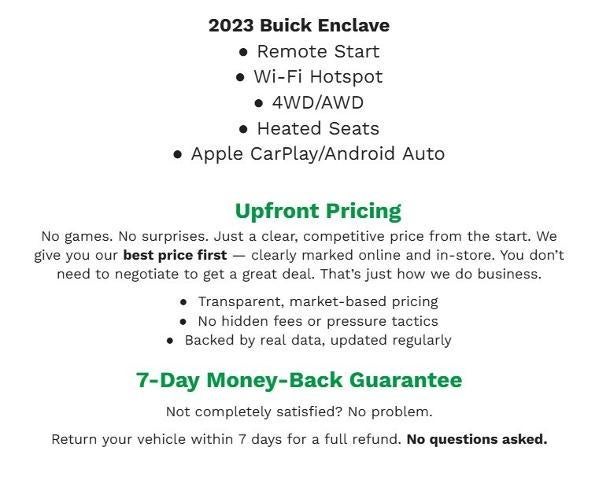 2023 Buick Enclave AWD 4dr Essence