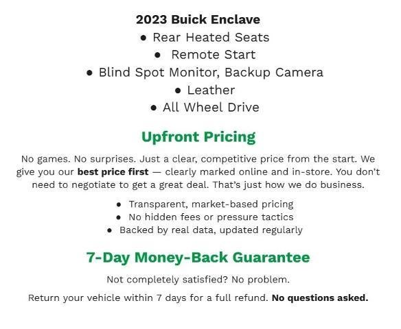 2023 Buick Enclave AWD 4dr Premium