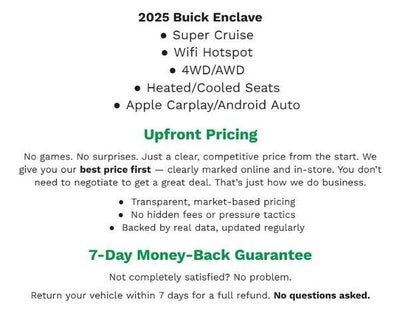 2025 Buick Enclave 4dr Avenir